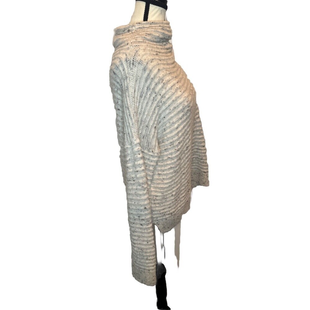 Women’s Madewell Donegal Belmont Knit Mockneck Wool Blend‎ Sweater Sz Medium - Picture 5 of 7